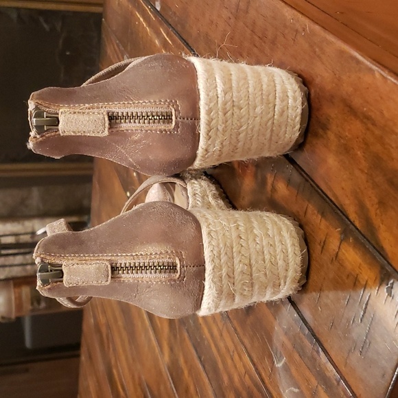 Eileen fisher wanda metallic suede espadrille - Picture 6 of 10